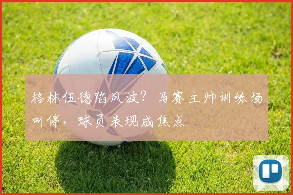 格林伍德陷风波?马赛主帅训练场叫停,球员表现成焦点